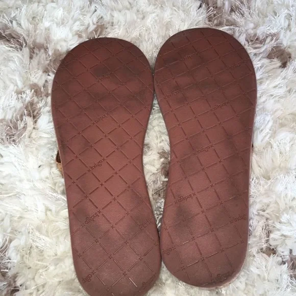 ☕️3️⃣for💲3️⃣0️⃣! Indigo Sandals! Sz 9! - Picture 3 of 4